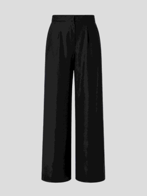 Wide-leg tailored trousers