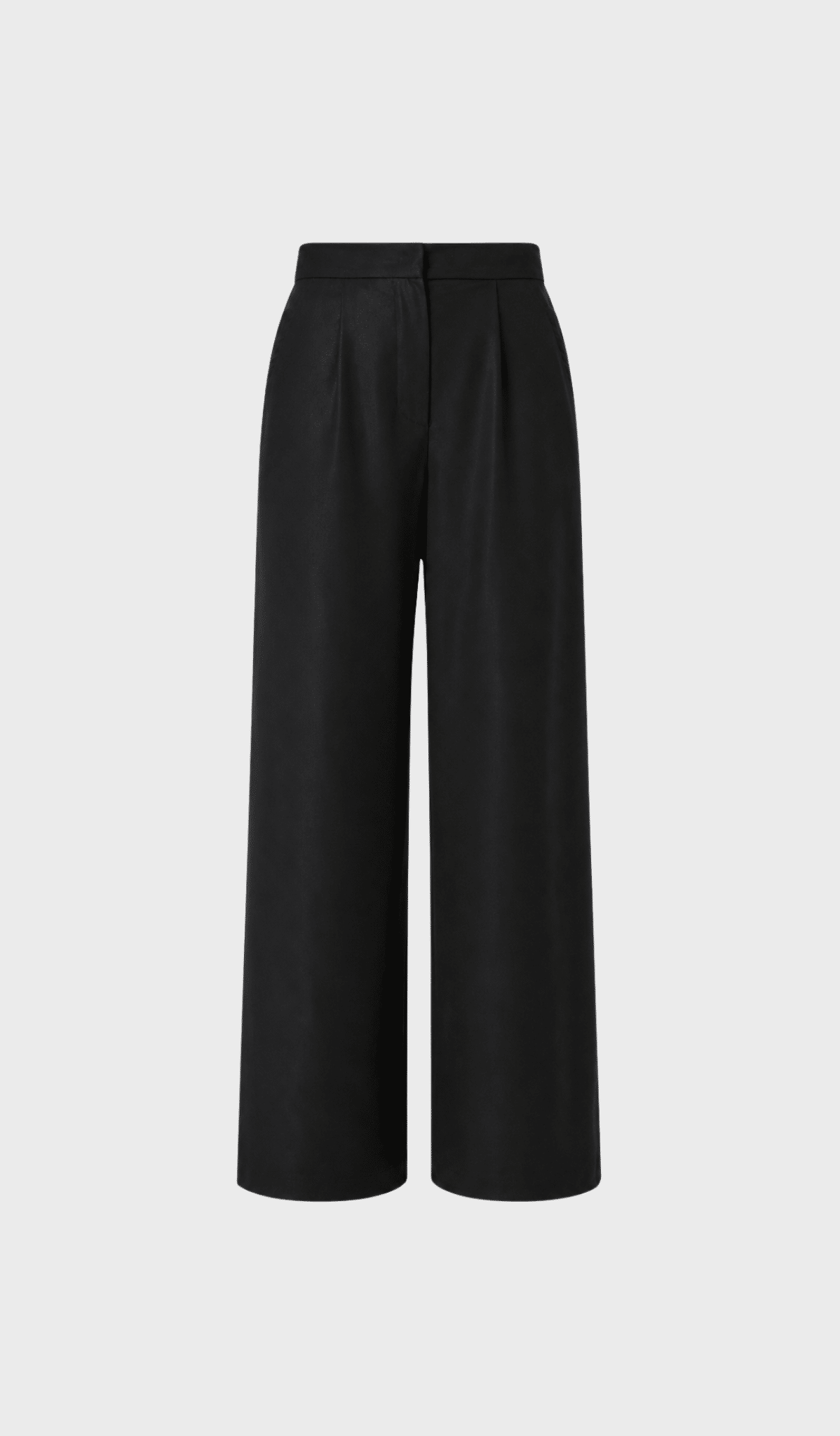 Wide-leg tailored trousers