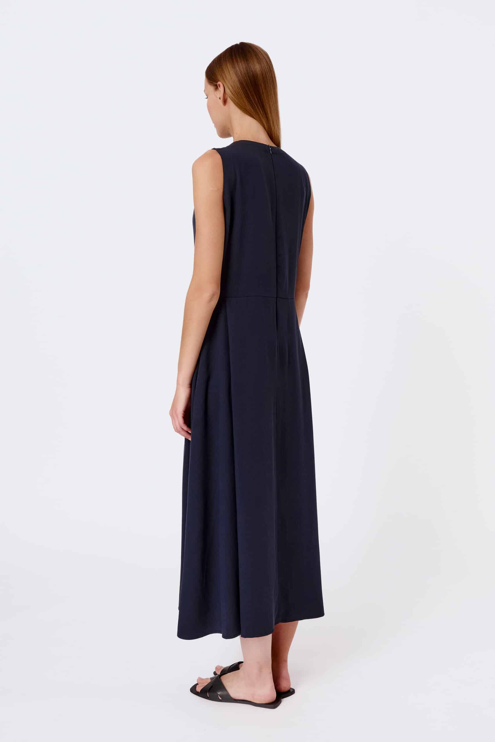 Tencel pleat dress - Image 3