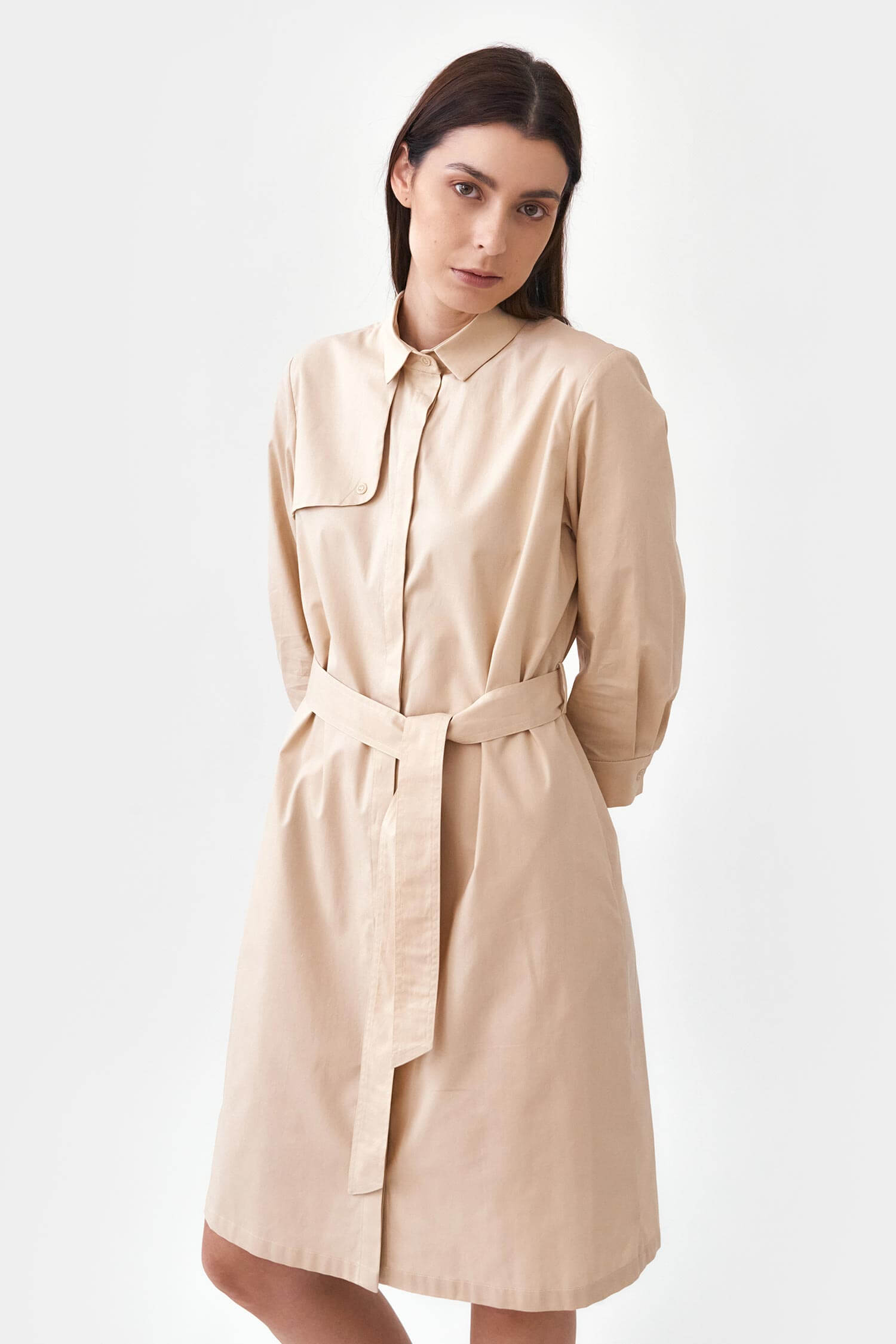 Trench shirt dress - Image 3