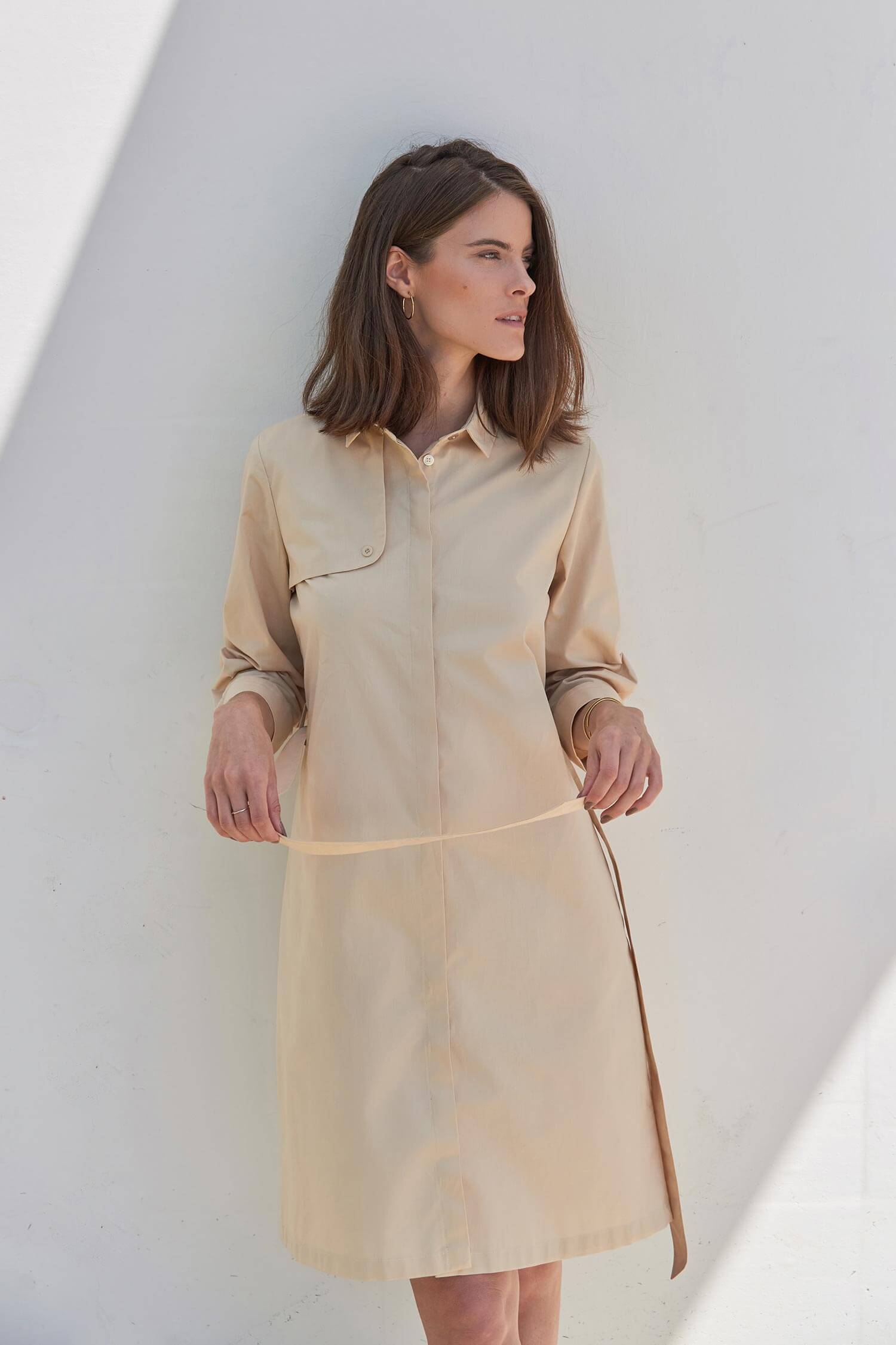 Trench shirt dress - Image 4