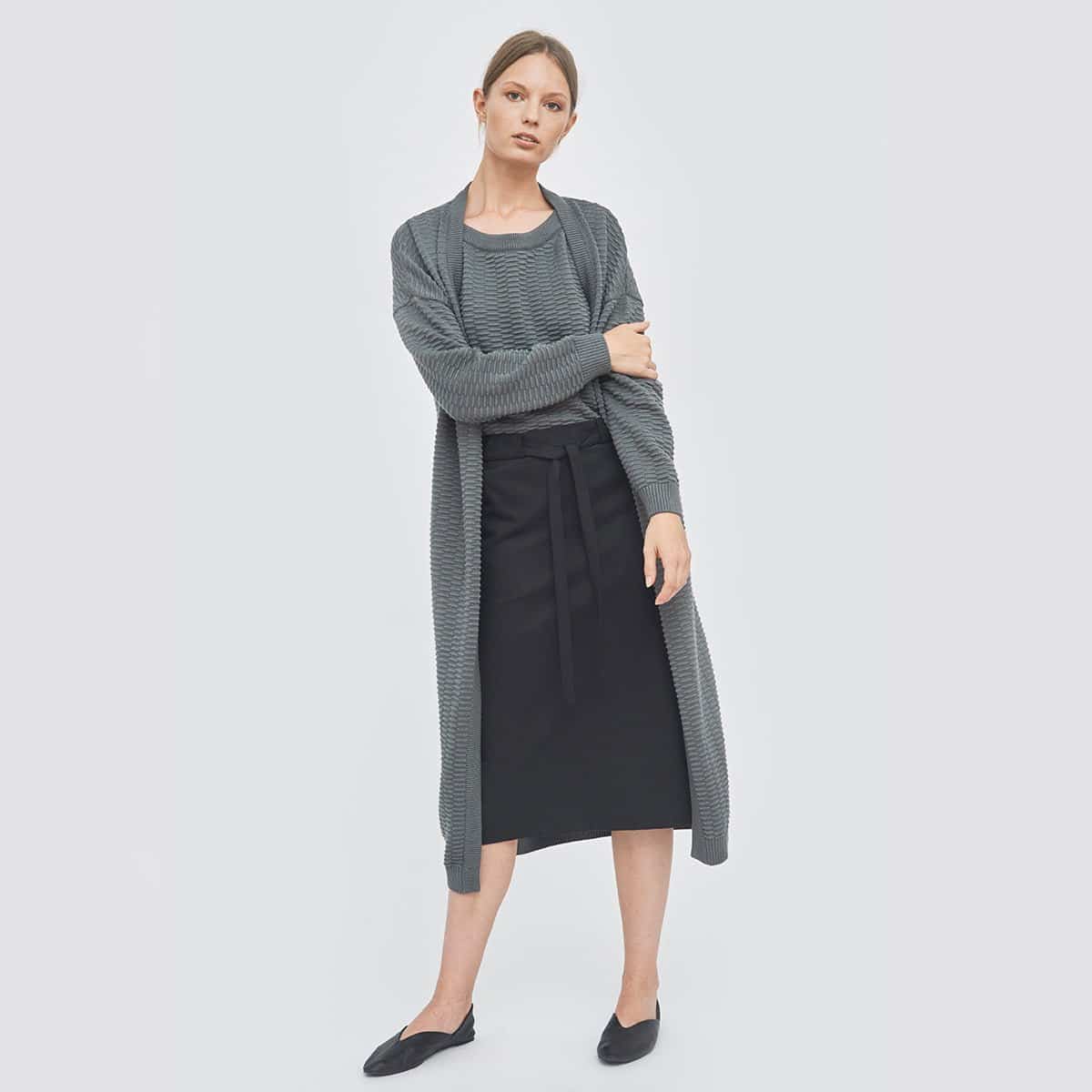 Skirt with a belt - Image 2