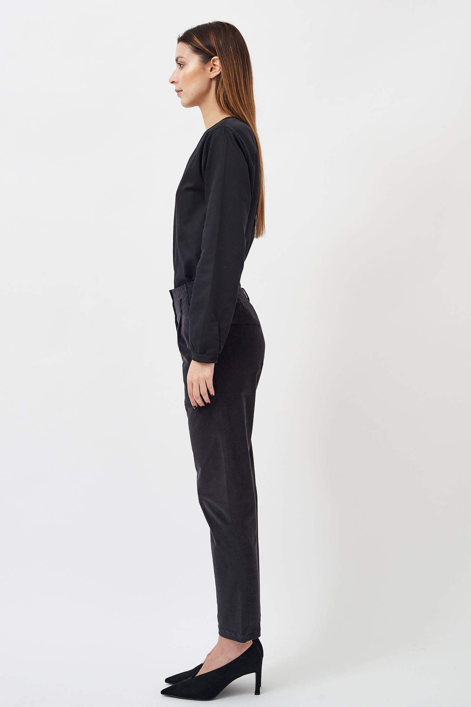 Straight corduroy trousers - Image 6