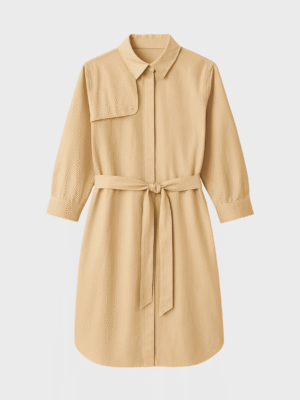 Trench shirt dress