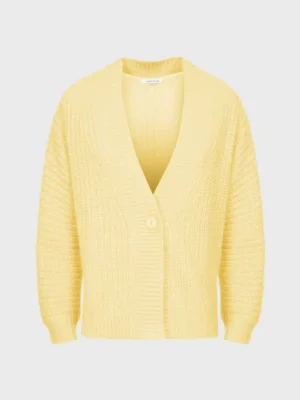 Yellow short cardigan