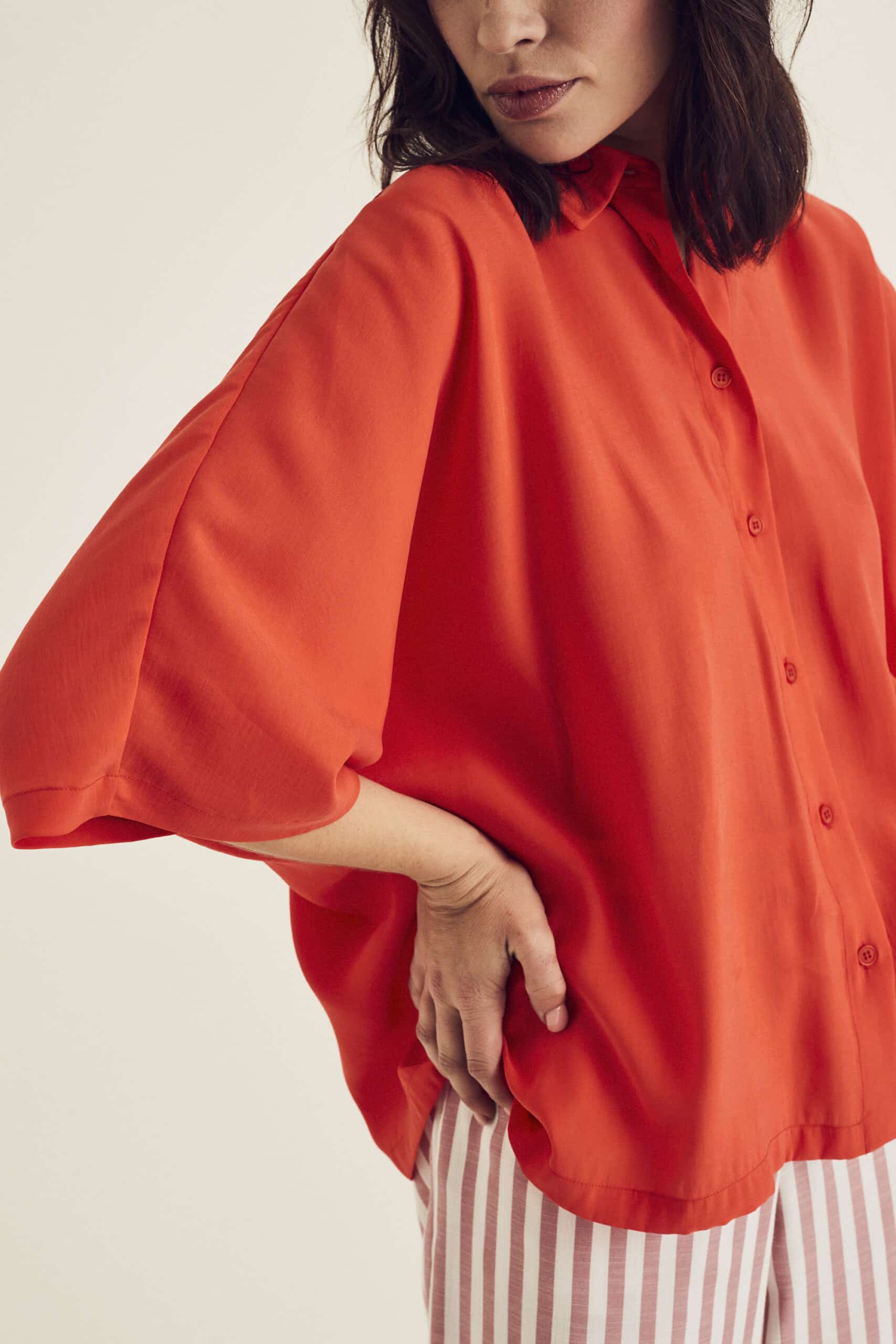 Red oversized blouse - Image 5