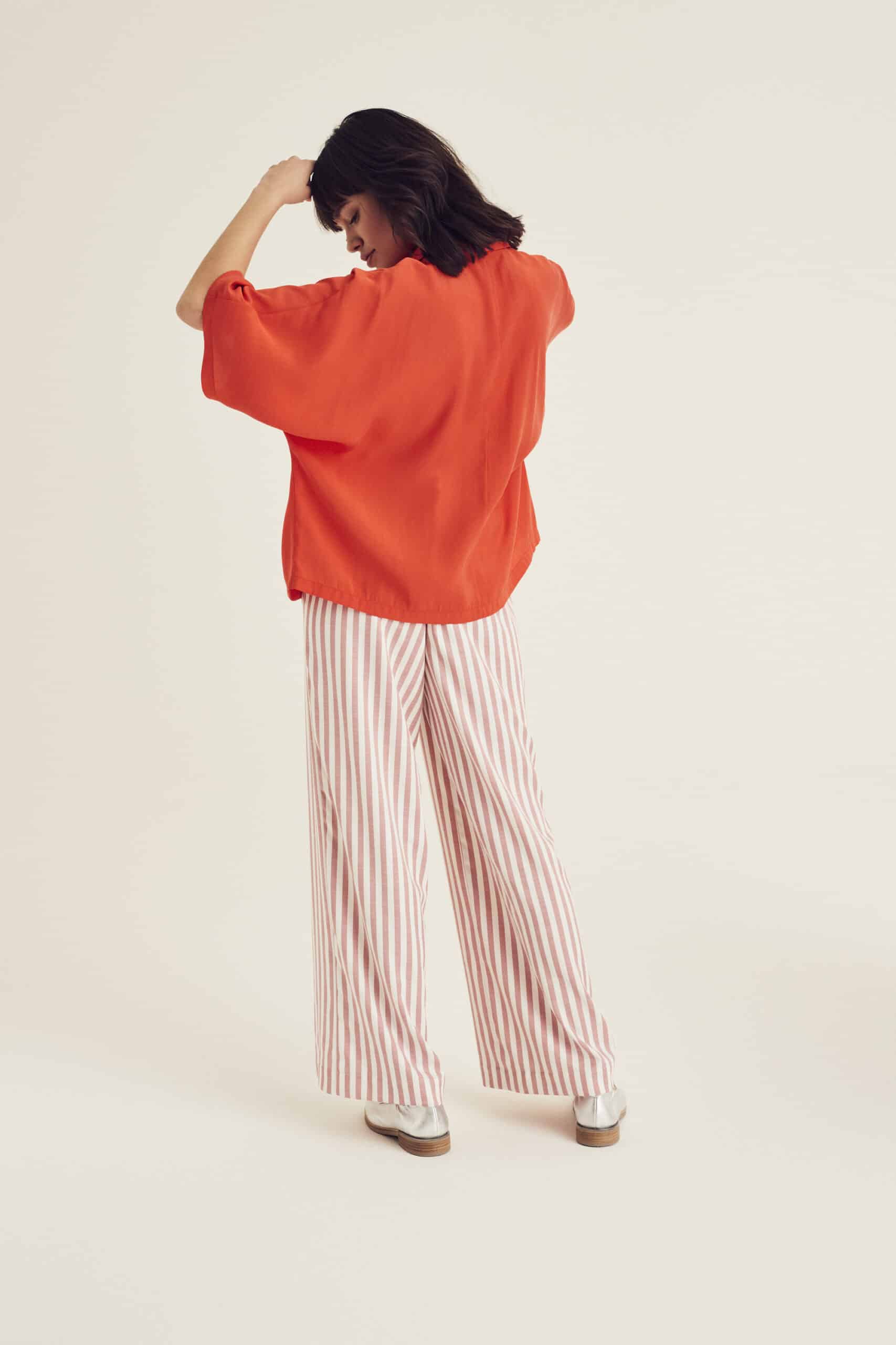 Red oversized blouse - Image 2