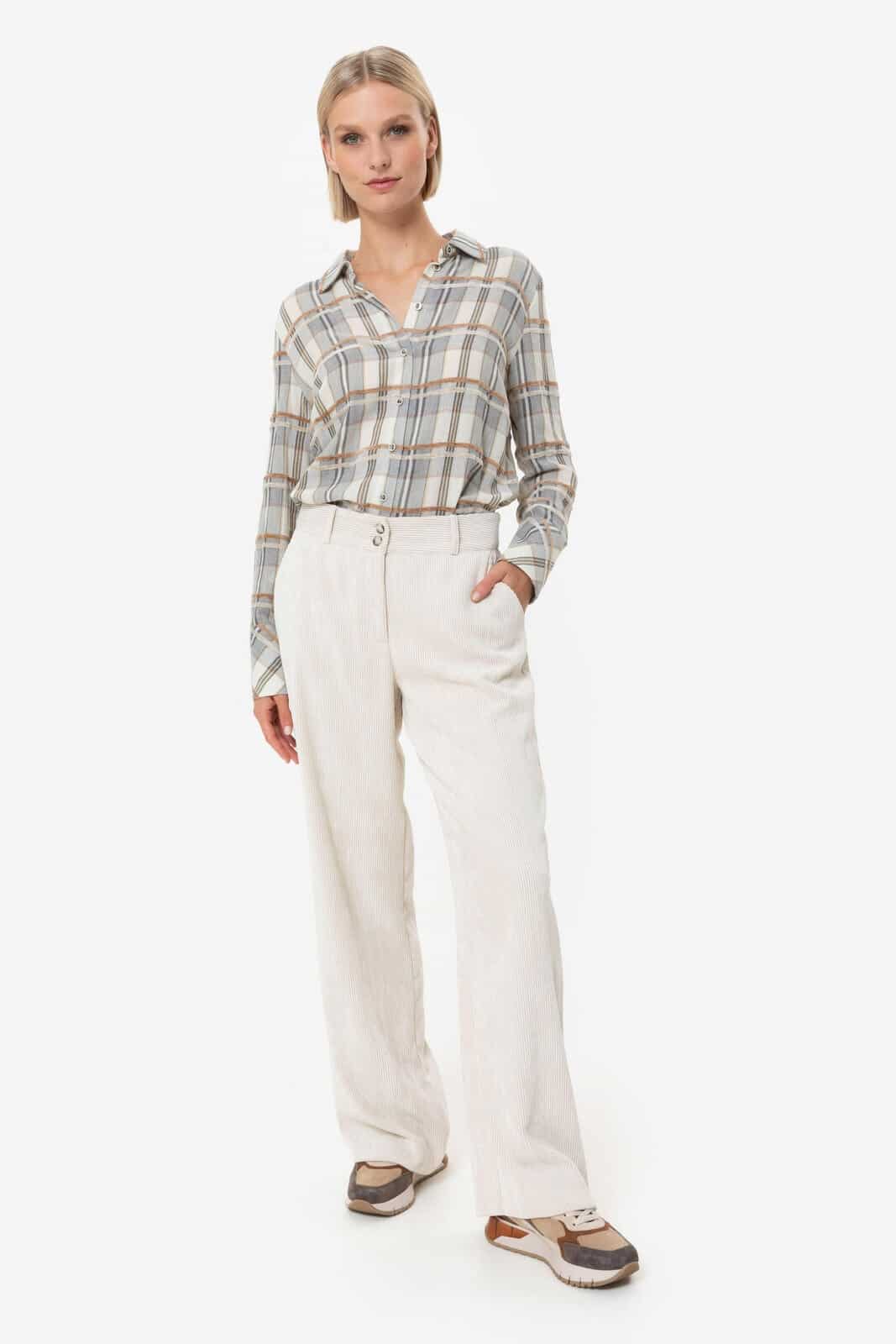Ivory comfortable classic pants - Image 2