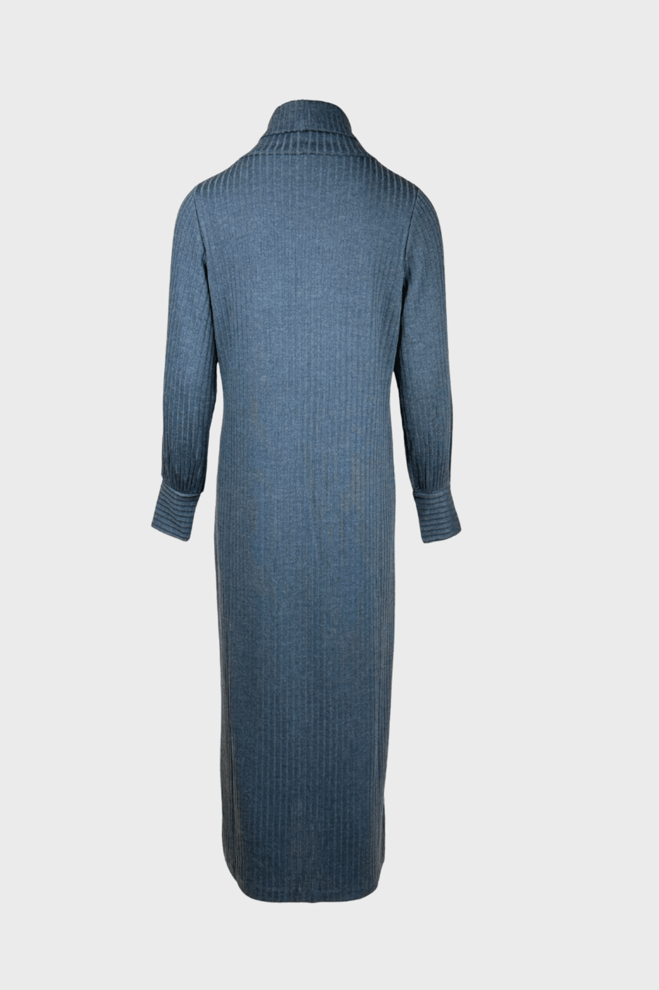 Ribbed hooded midi dress - Image 2