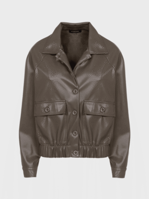 Bronze colored short jacket
