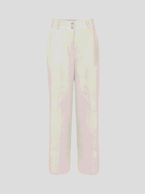 Ivory comfortable classic pants