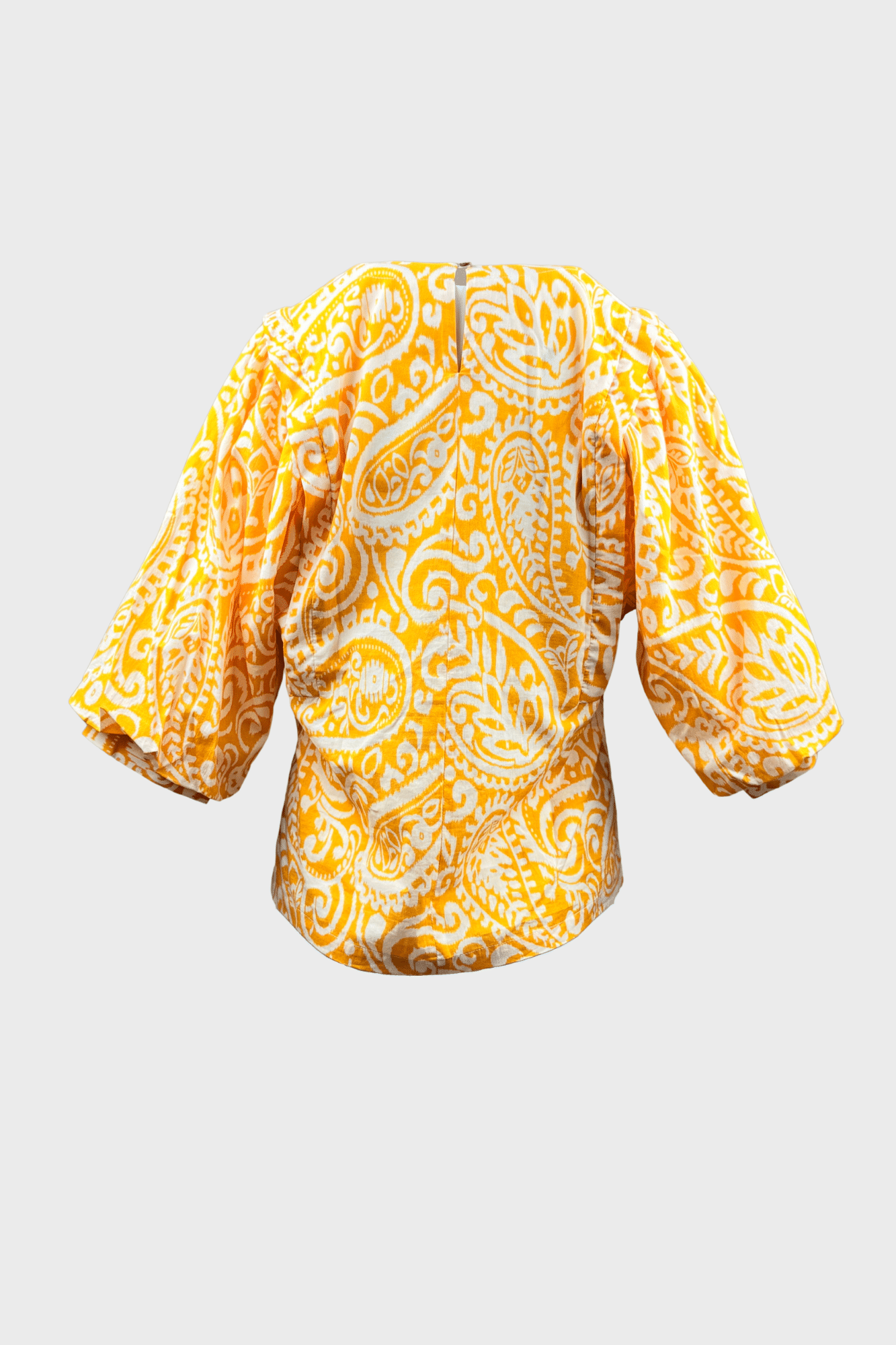 Yellow paisley-print blouse - Image 2