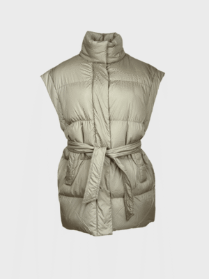 Classic beige bodywarmer with regular fit