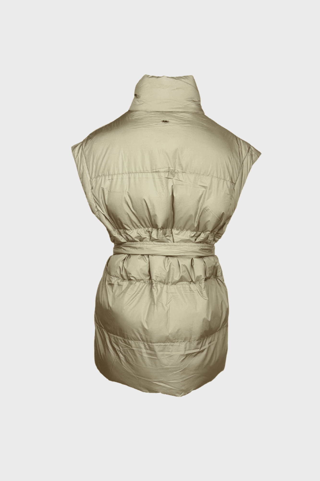 Classic beige bodywarmer with regular fit - Image 2