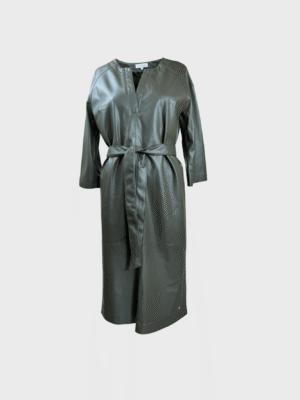 Bronze elegant dress with timeless design and soft texture