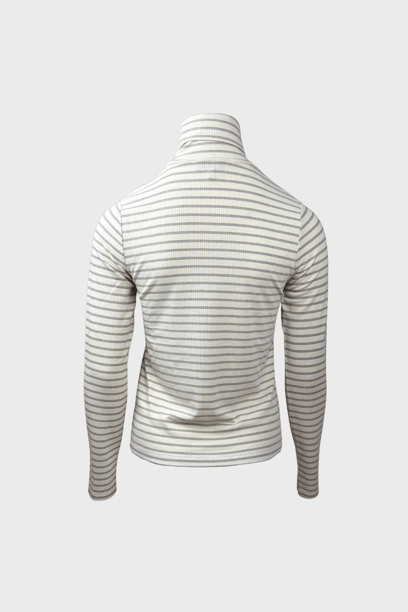 Striped turtleneck top - Image 2
