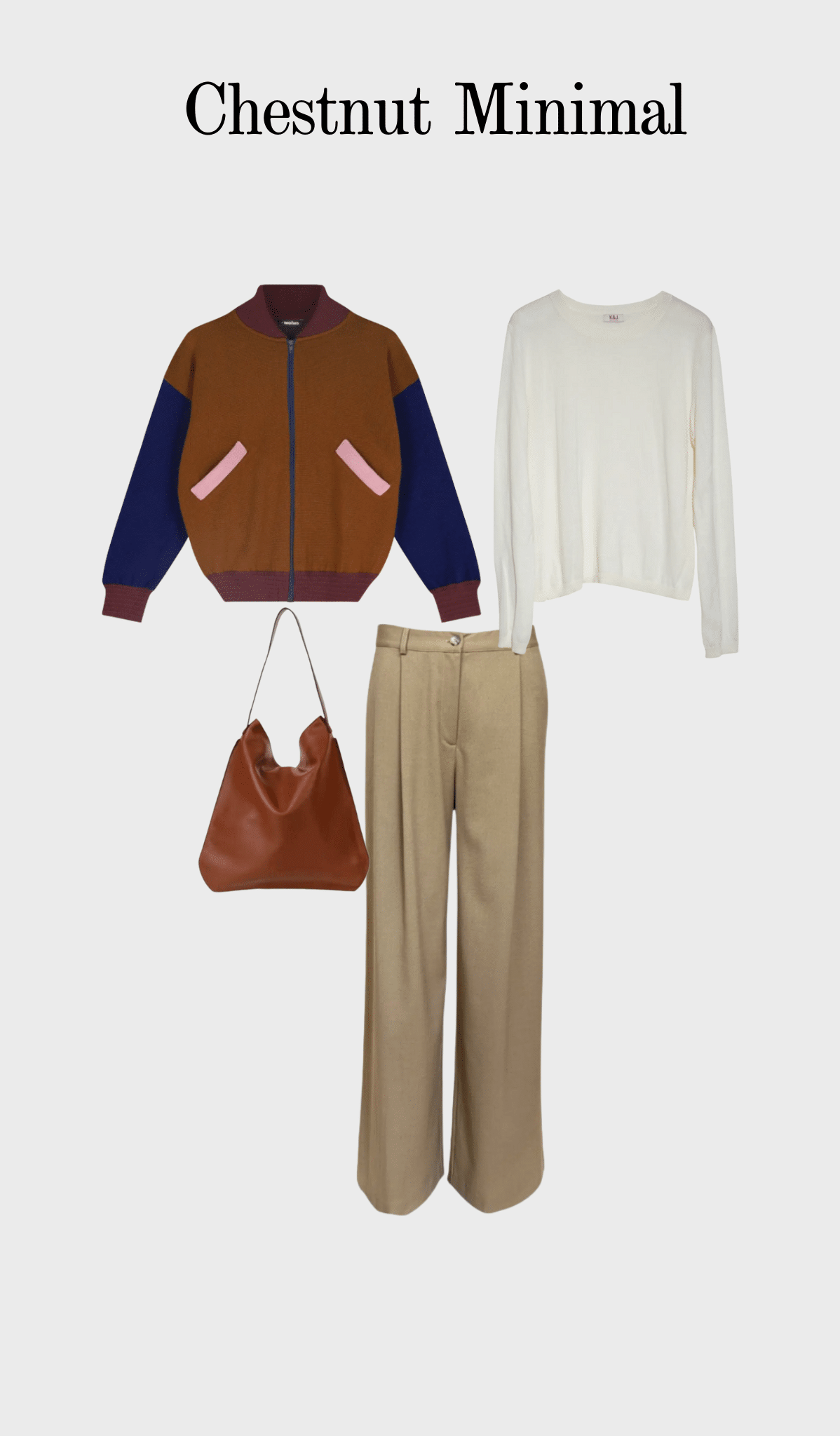 Camel wide-leg trousers with high waist, pleated front, and belt loops - Image 5