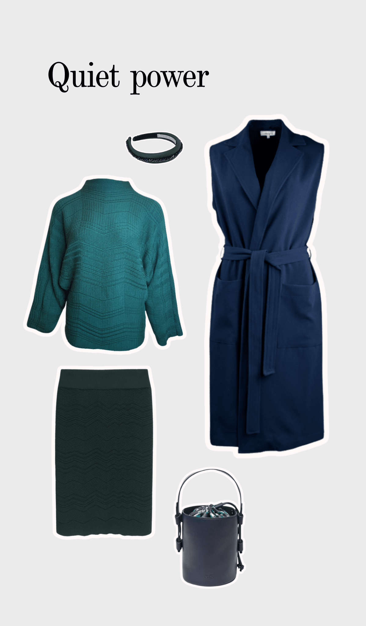 Sleeveless trench-style vest - Image 3