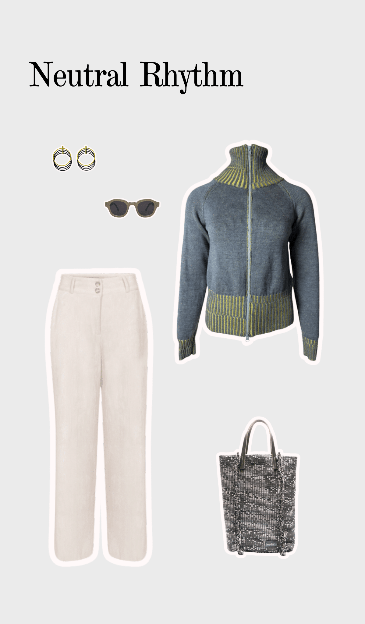 Ivory comfortable classic pants - Image 4