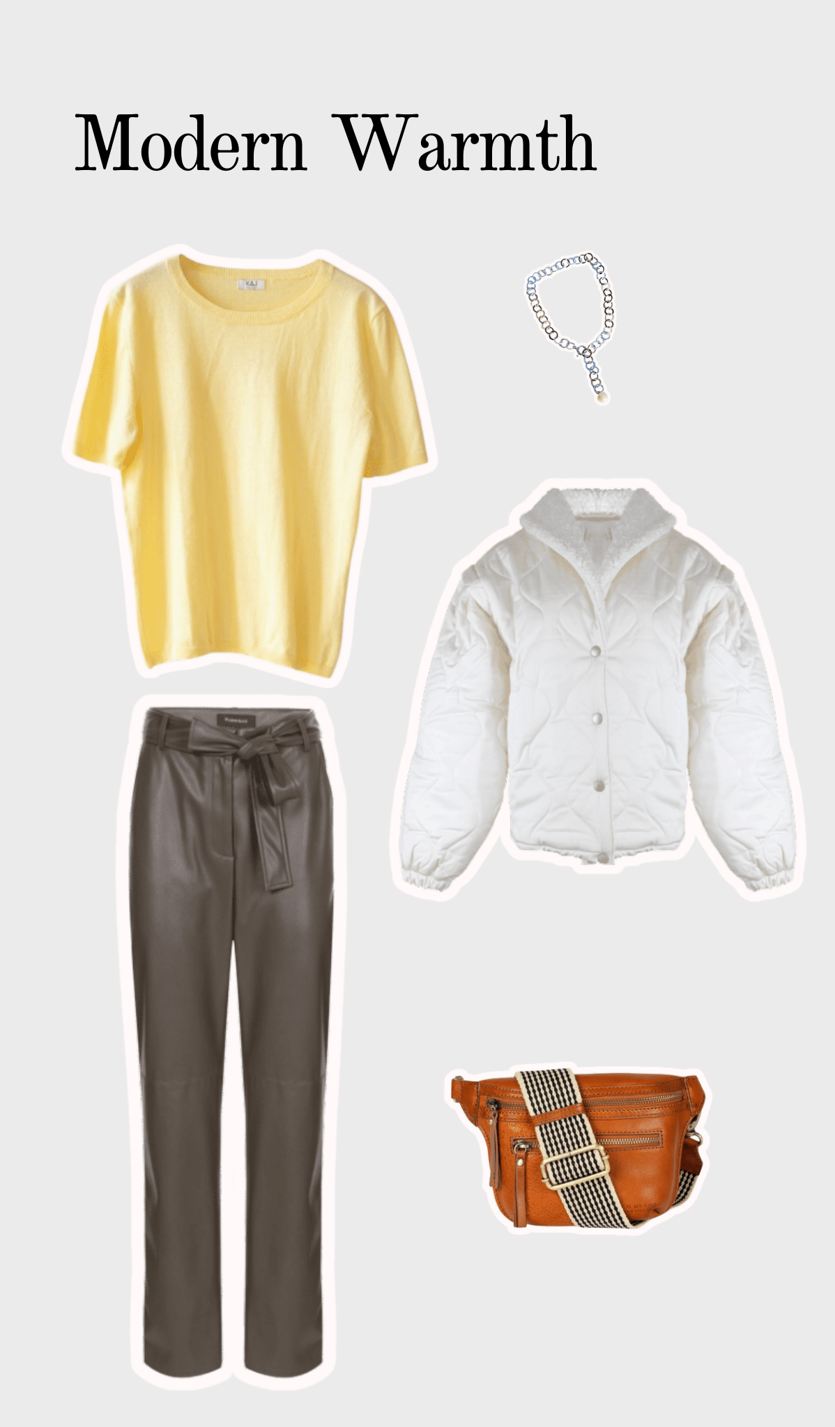 Bronze colored wide-leg trousers - Image 3