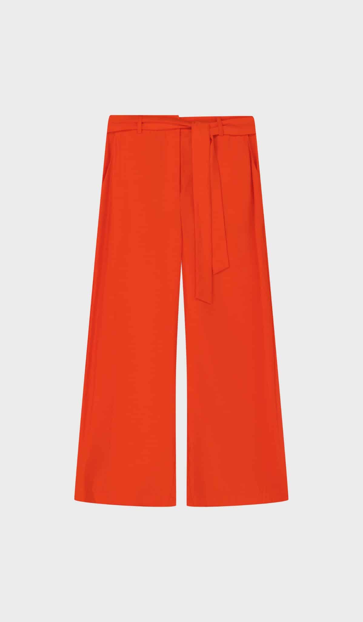 High-rise straight leg trousers